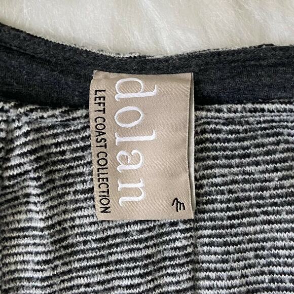 Dolan Left Coast Sweater Dress Gray Knit Long Sleeve Fit and Flare Cozy Medium - Picture 9 of 12